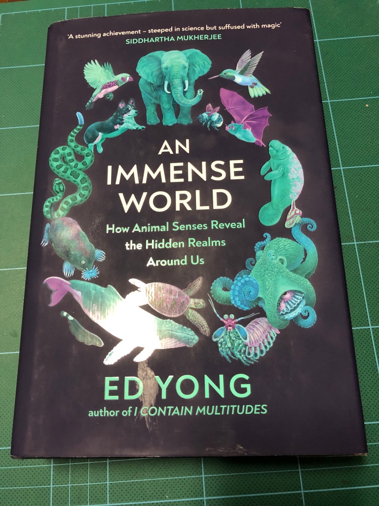 Cover photo of "An Immense World" by Ed Yong